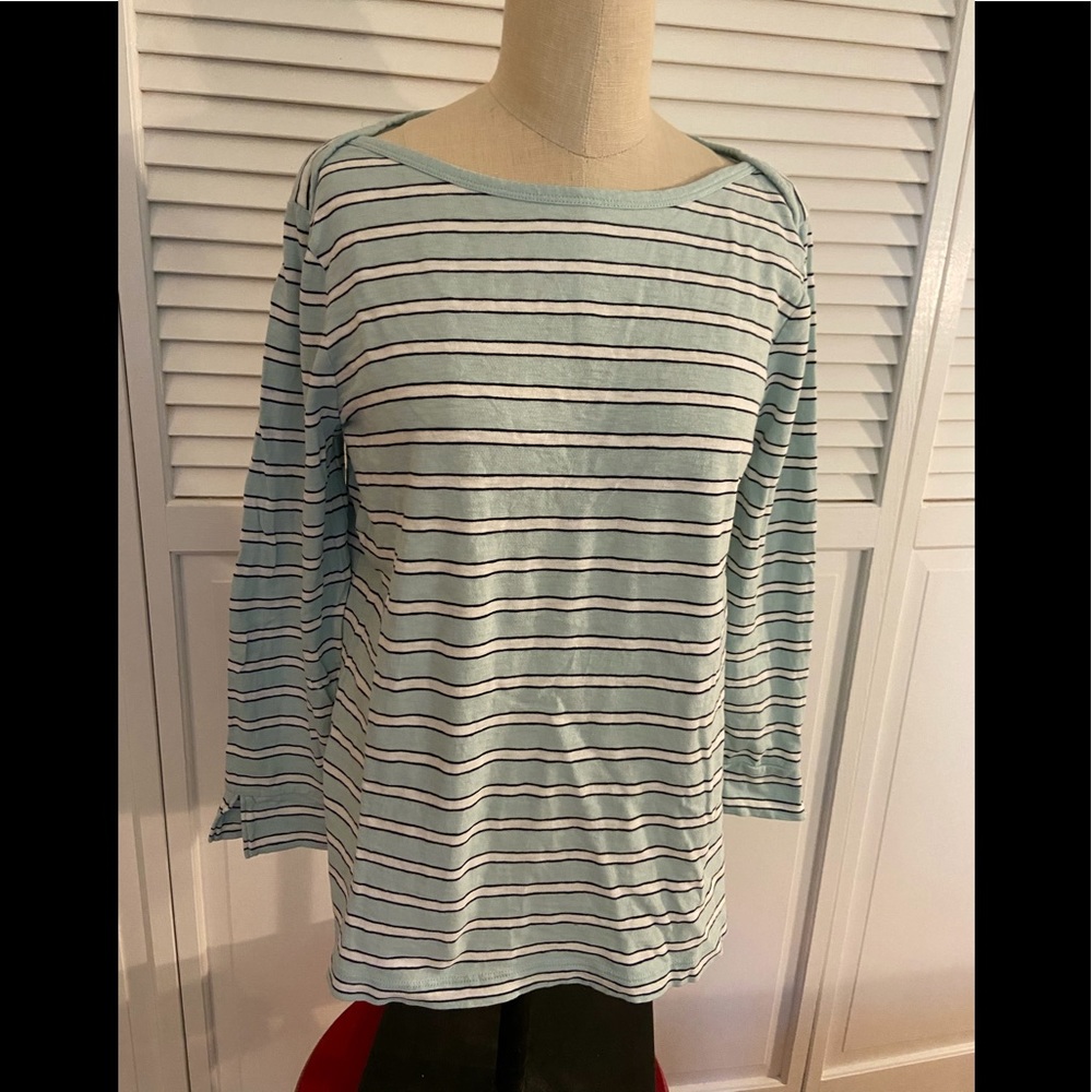 Painter boatneck tee in stripe